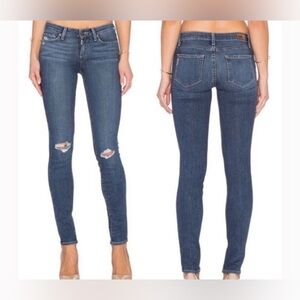 Paige Verdugo Ankle Orleans Destruction Jeans size 29 denim